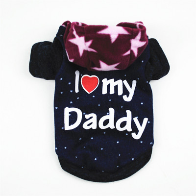 Meleg kutyapulcsi Téli kisállatruházat kutyáknak Rajzfilm pamut kutyaruhák kicsiknek közepes francia bulldogoknak Ropa Perro kültéri