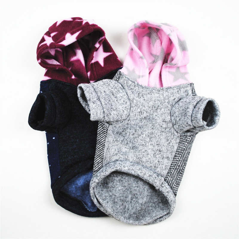 Meleg kutyapulcsi Téli kisállatruházat kutyáknak Rajzfilm pamut kutyaruhák kicsiknek közepes francia bulldogoknak Ropa Perro kültéri