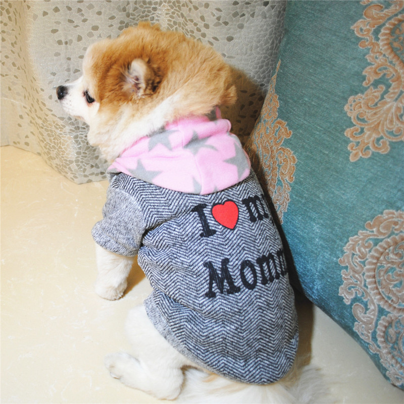 Meleg kutyapulcsi Téli kisállatruházat kutyáknak Rajzfilm pamut kutyaruhák kicsiknek közepes francia bulldogoknak Ropa Perro kültéri