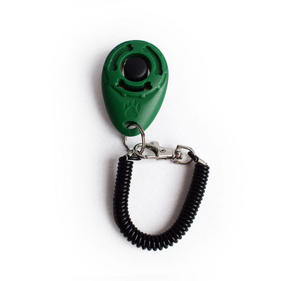 Щракалка за обучение на кучета с каишка за китка Pet Sound Key Answer Trainer Assistive Guide Chain Wristband Rope Aid Tool Инструмент за домашни любимци