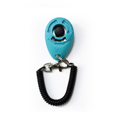 Щракалка за обучение на кучета с каишка за китка Pet Sound Key Answer Trainer Assistive Guide Chain Wristband Rope Aid Tool Инструмент за домашни любимци