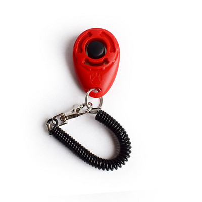 Щракалка за обучение на кучета с каишка за китка Pet Sound Key Answer Trainer Assistive Guide Chain Wristband Rope Aid Tool Инструмент за домашни любимци