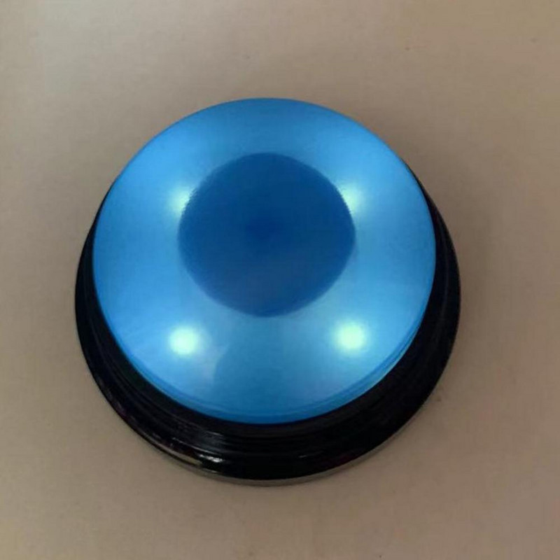 Balso įrašymo mygtukas Treniruokite savo augintinį Linksmas šuns žaislas 30 sekundžių įrašomas mirksinčios lemputės Balso atkūrimas spustelėjus augintinį