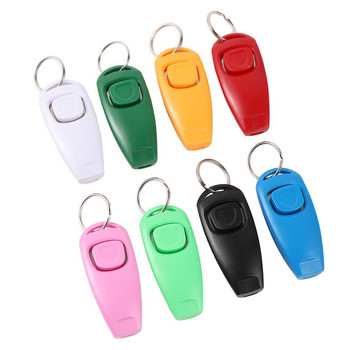 Pet Dog Whistle And Clicker Puppy Stop Barking Training Aid Tool Clicker Portable Trainer Προϊόντα κατοικίδιων προμηθειών 1 Pc