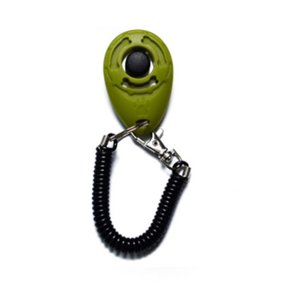Обучение на кучета Clicker Pet Cat Plastic New Dogs Click Trainer Aid Tools Регулируема каишка за китката Звуков ключодържател Консумативи за кучета