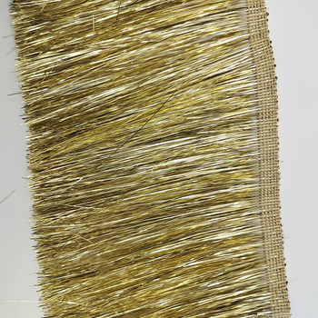 10cm Ανοιχτό χρυσό κούρεμα με φούντα για ράψιμο ρούχων Λατινικό φόρεμα Stage Διακόσμηση σπιτιού Δαντέλα Διακοσμητικά DIY Αξεσουάρ Παγιέτα