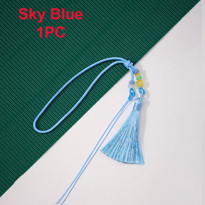 1 db Bojt kézműves bojt Kézzel készített puha selyem bojt akasztóhurokkal barkácsoláshoz ékszerkészítéshez kézműves dekorációs kiegészítők