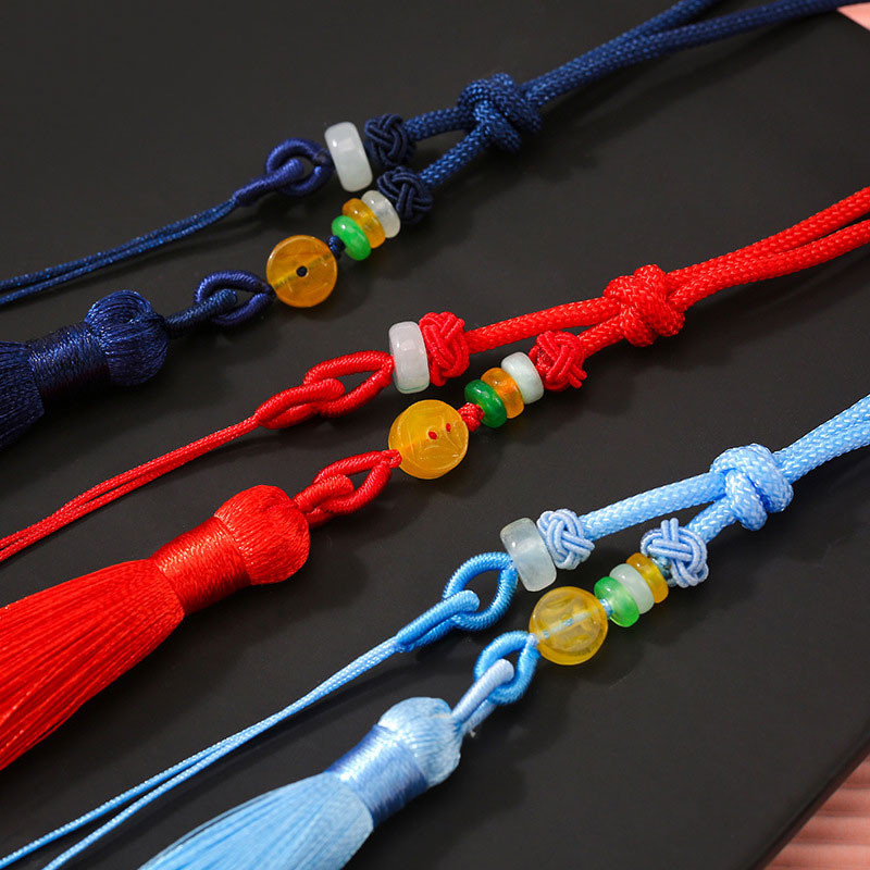 1 db Bojt kézműves bojt Kézzel készített puha selyem bojt akasztóhurokkal barkácsoláshoz ékszerkészítéshez kézműves dekorációs kiegészítők