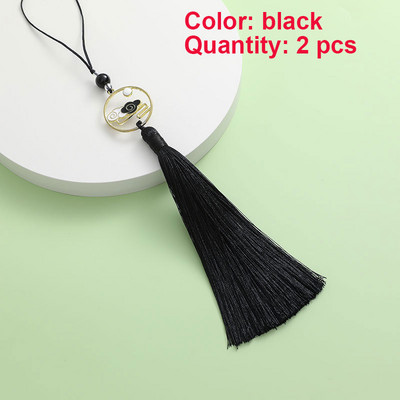 2 gab. Pušķi Roku darbs Mīksti zīdaini pušķi Krāsaini mākonis dzenā mēness pušķi rotaslietu izgatavošanai DIY amatniecības piederumi