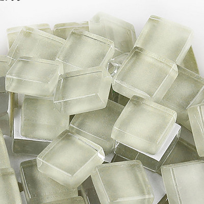 100 grami/komplekts DIY krāsains stikla mozaīkas akmeņi mozaīkas flīzes stikla oļi amatniecības materiālu puzle mozaīkas veidošanai, 10 * 10 mm