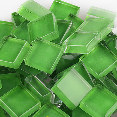 100 grami/komplekts DIY krāsains stikla mozaīkas akmeņi mozaīkas flīzes stikla oļi amatniecības materiālu puzle mozaīkas veidošanai, 10 * 10 mm
