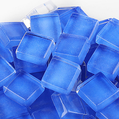 100 grami/komplekts DIY krāsains stikla mozaīkas akmeņi mozaīkas flīzes stikla oļi amatniecības materiālu puzle mozaīkas veidošanai, 10 * 10 mm