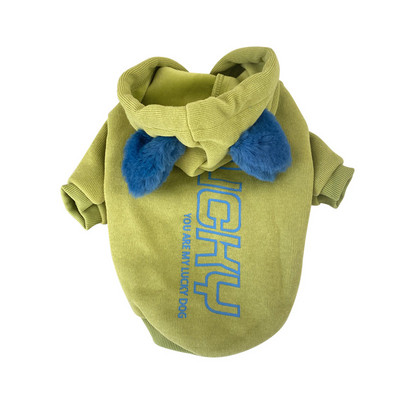 Karikatūra suņu kapuce Ziemas silts suņu apģērbs maziem un vidējiem suņiem kucēns šnaucers franču buldogs rotaļu mīlulis mājdzīvnieku apģērbs kostīms