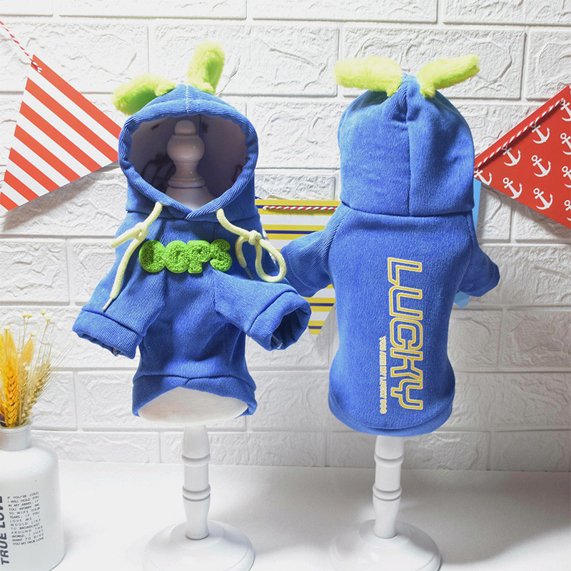 Karikatūra suņu kapuce Ziemas silts suņu apģērbs maziem un vidējiem suņiem kucēns šnaucers franču buldogs rotaļu mīlulis mājdzīvnieku apģērbs kostīms