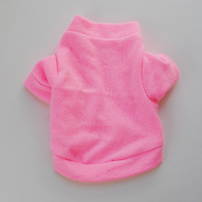 Mājdzīvnieku apģērbi Kokvilnas džemperis suņiem Candy Color Ziemas suņu apģērbi Kaķu kapuces maziem suņiem Franču buldogu rotaļu piederumi mājdzīvniekiem