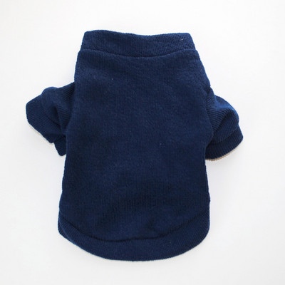 Mājdzīvnieku apģērbi Kokvilnas džemperis suņiem Candy Color Ziemas suņu apģērbi Kaķu kapuces maziem suņiem Franču buldogu rotaļu piederumi mājdzīvniekiem