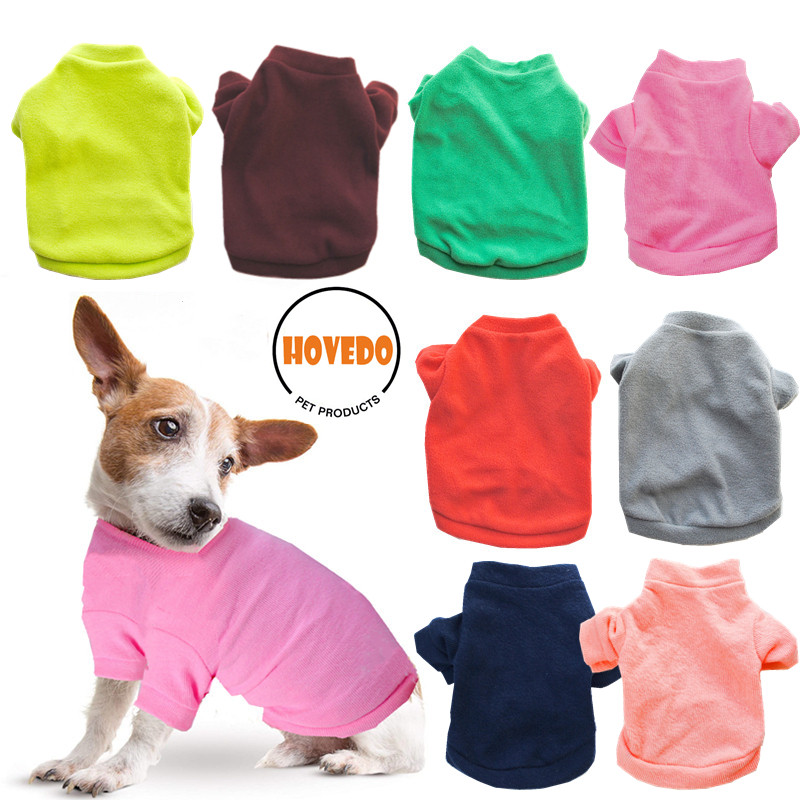 Mājdzīvnieku apģērbi Kokvilnas džemperis suņiem Candy Color Ziemas suņu apģērbi Kaķu kapuces maziem suņiem Franču buldogu rotaļu piederumi mājdzīvniekiem