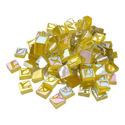 450Gb 1cm Juvelierizstrādājumu izgatavošana Mozaīkas ielāpi DIY Craft Sveču lampa Stikla Vāze Stikla Plāksteri Stikla gabali Mini ar rokām darinātas mozaīkas flīzes