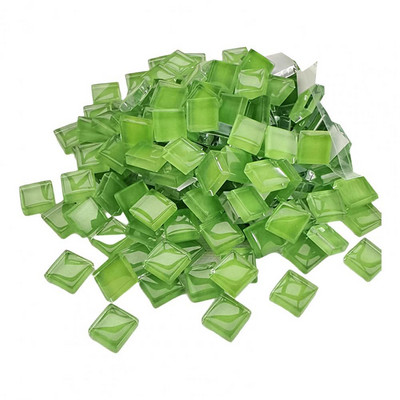 450Gb 1cm Juvelierizstrādājumu izgatavošana Mozaīkas ielāpi DIY Craft Sveču lampa Stikla Vāze Stikla Plāksteri Stikla gabali Mini ar rokām darinātas mozaīkas flīzes