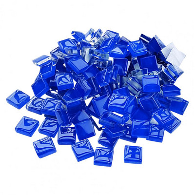 450Gb 1cm Juvelierizstrādājumu izgatavošana Mozaīkas ielāpi DIY Craft Sveču lampa Stikla Vāze Stikla Plāksteri Stikla gabali Mini ar rokām darinātas mozaīkas flīzes