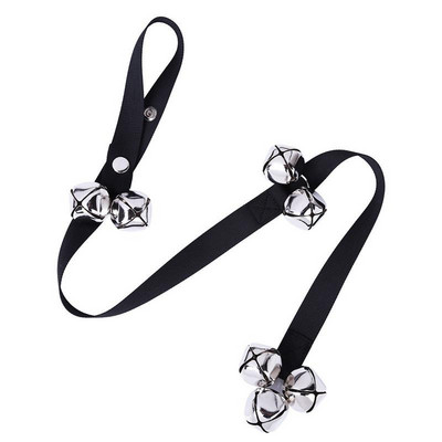 Nailono virvinis durų skambutis šunims Signalizacijos durų skambučio mokymo įrankis Klijavimo varpeliai Naminiams gyvūnėliams šuniukų namų mokymo reikmenys bet kuriai durų rankenai