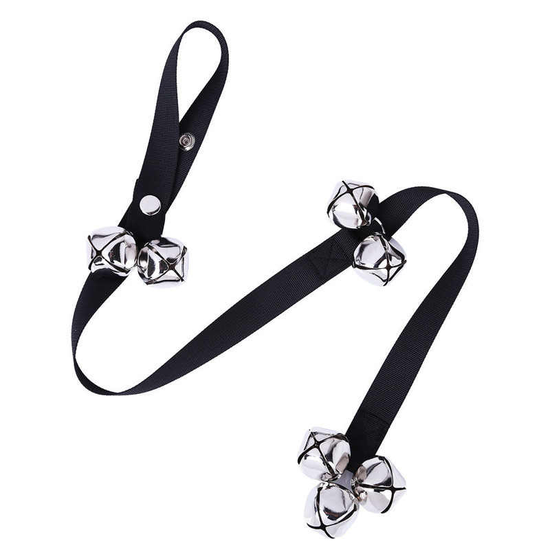 Nailono virvinis durų skambutis šunims Signalizacijos durų skambučio mokymo įrankis Klijavimo varpeliai Naminiams gyvūnėliams šuniukų namų mokymo reikmenys bet kuriai durų rankenai