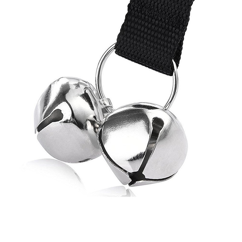 Nailono virvinis durų skambutis šunims Signalizacijos durų skambučio mokymo įrankis Klijavimo varpeliai Naminiams gyvūnėliams šuniukų namų mokymo reikmenys bet kuriai durų rankenai