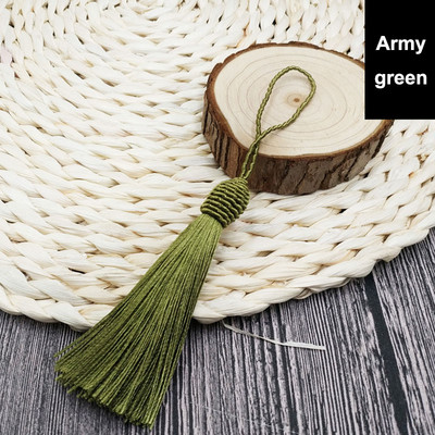 2 vnt. / siunta 9 cm Siūlai Kutai Dekoratyviniai šilko kutai, papuošalai „pasidaryk pats“ kutų siuvimo audiniai Priedai Kraštelių apdaila kutų pakabukui