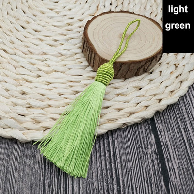 2 vnt. / siunta 9 cm Siūlai Kutai Dekoratyviniai šilko kutai, papuošalai „pasidaryk pats“ kutų siuvimo audiniai Priedai Kraštelių apdaila kutų pakabukui