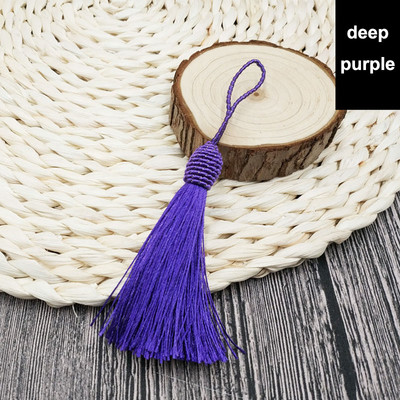 2 vnt. / siunta 9 cm Siūlai Kutai Dekoratyviniai šilko kutai, papuošalai „pasidaryk pats“ kutų siuvimo audiniai Priedai Kraštelių apdaila kutų pakabukui