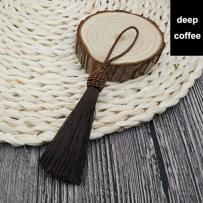 2 vnt. / siunta 9 cm Siūlai Kutai Dekoratyviniai šilko kutai, papuošalai „pasidaryk pats“ kutų siuvimo audiniai Priedai Kraštelių apdaila kutų pakabukui