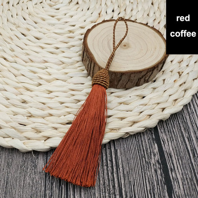 2 vnt. / siunta 9 cm Siūlai Kutai Dekoratyviniai šilko kutai, papuošalai „pasidaryk pats“ kutų siuvimo audiniai Priedai Kraštelių apdaila kutų pakabukui