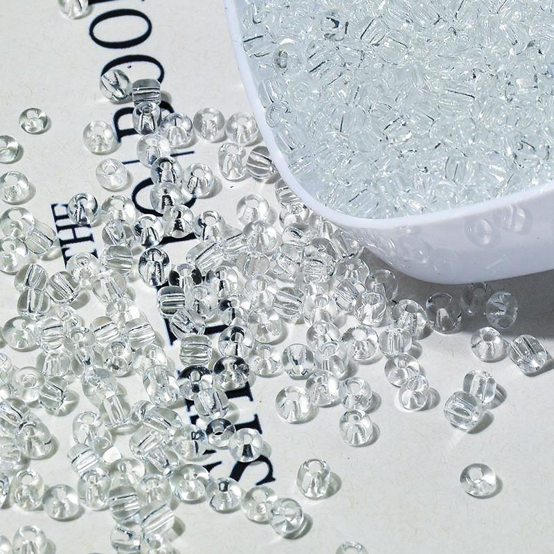 10 g Stiklinės kelių spalvų mini karoliukai mozaikinės plytelės vaikams „pasidaryk pats“ mozaikinių amatų kūrimui