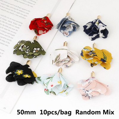 Izvēles 8 stilu jauktu krāsu šarms ziedu pušķu piekaramie aksesuāri auskariem/atslēgu piekariņam/telefonam/aizkaram/gramenta dekorēšanai