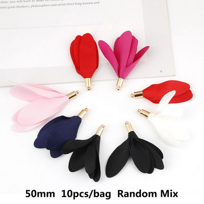 Izvēles 8 stilu jauktu krāsu šarms ziedu pušķu piekaramie aksesuāri auskariem/atslēgu piekariņam/telefonam/aizkaram/gramenta dekorēšanai