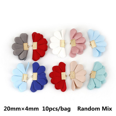 Izvēles 8 stilu jauktu krāsu šarms ziedu pušķu piekaramie aksesuāri auskariem/atslēgu piekariņam/telefonam/aizkaram/gramenta dekorēšanai