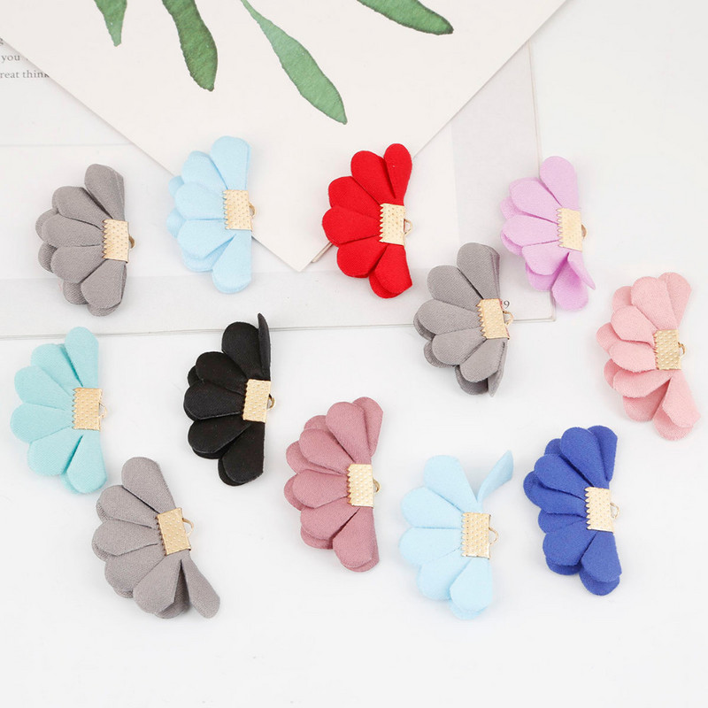 Izvēles 8 stilu jauktu krāsu šarms ziedu pušķu piekaramie aksesuāri auskariem/atslēgu piekariņam/telefonam/aizkaram/gramenta dekorēšanai