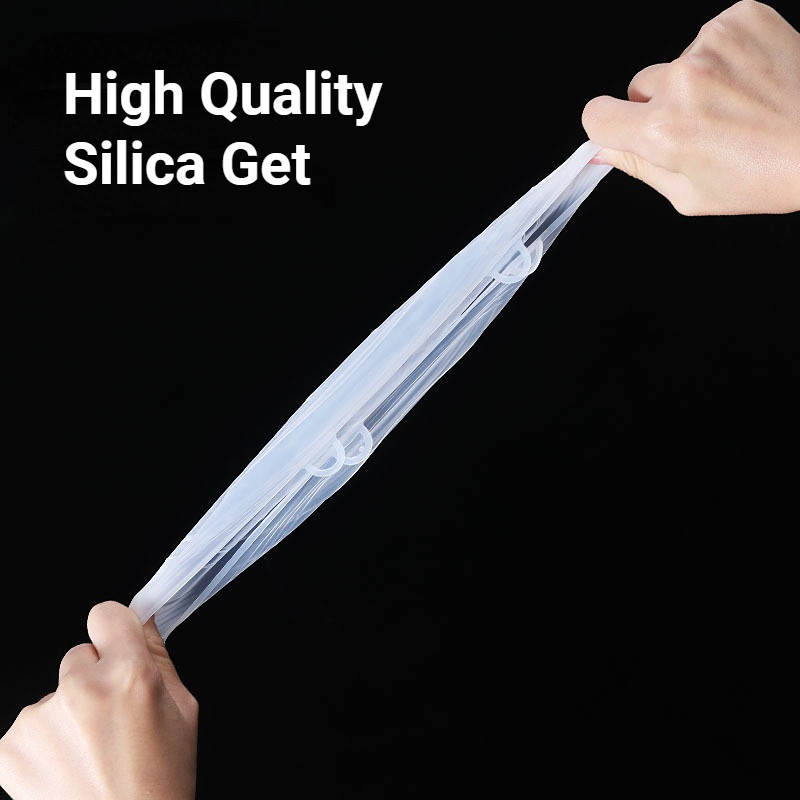 6gab Silikona svaigi saglabājošs vāks pārtikas blīvējuma vāks atkārtoti lietojams zarnu pārsegs ledusskapis ar mikroviļņu krāsni noslēgtu plēvi virtuves piederums