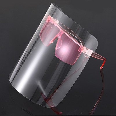 5 krāsas Virtuves Caurspīdīgs Sejas Aizsargbrilles Putekļu necaurlaidīga sejas aizsargmaska Mascarilla Atkārtoti izmantojami gatavošanas rīki Pretsvīst