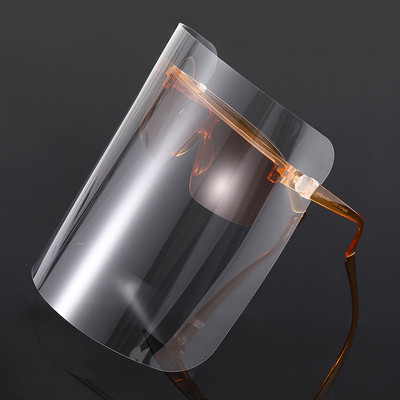 5 krāsas Virtuves Caurspīdīgs Sejas Aizsargbrilles Putekļu necaurlaidīga sejas aizsargmaska Mascarilla Atkārtoti izmantojami gatavošanas rīki Pretsvīst