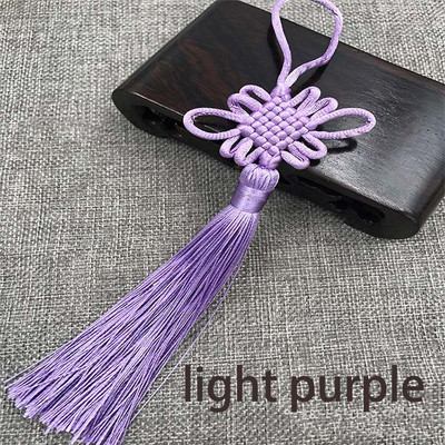 2/5Gb ķīniešu mezglu pušķi zīda bārkstis kulons ķīniešu mezglu pušķi priekš DIY amatniecības aizkari mājas iekaramie rotājumi 22cm