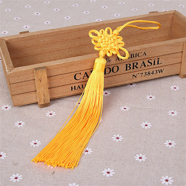 2/5Gb ķīniešu mezglu pušķi zīda bārkstis kulons ķīniešu mezglu pušķi priekš DIY amatniecības aizkari mājas iekaramie rotājumi 22cm