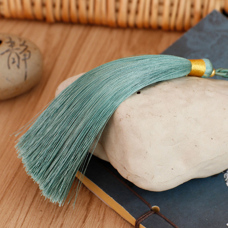 1 vnt. 13 cm amatų kutai Šilkiniai rankų darbo minkšti kutai su virvelėmis, skirti papuošalams gaminti „pasidaryk pats“ amatų dizaino dekoravimui