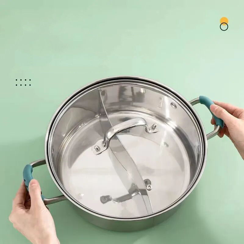 2/4 DB szilikon serpenyő fogantyú fedél Forrázásgátló védő burkolat Pároló serpenyő fogantyútartó csúszásmentes fedél konyhai kütyük