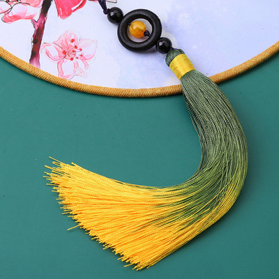 13 cm-es színátmenetes függő kötél selyem bojt rojt barkácsoláshoz kulcstartó fülbevaló horgok medál ékszer készítés keresési kellékek