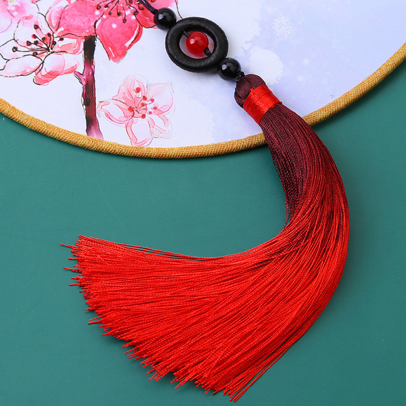 13 cm-es színátmenetes függő kötél selyem bojt rojt barkácsoláshoz kulcstartó fülbevaló horgok medál ékszer készítés keresési kellékek