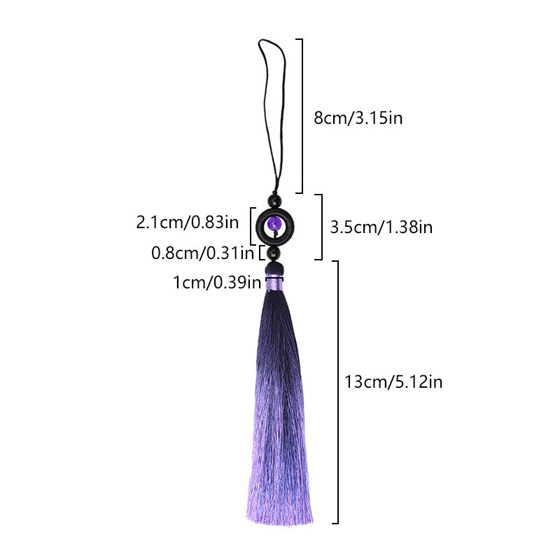 13 cm-es színátmenetes függő kötél selyem bojt rojt barkácsoláshoz kulcstartó fülbevaló horgok medál ékszer készítés keresési kellékek