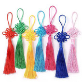 10gb 20cm poliestera pušķis bārkstis birste Šūšanas piederumi pušķu bārkstis Apgriezt pušķu kulonu aizkariem rotaslietas DIY Home Decor