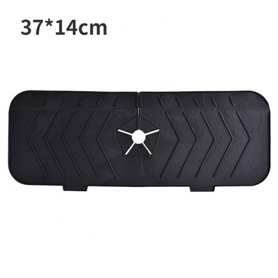 Virtuvės silikono maišytuvo kilimėlis kriaukle, apsaugantis nuo purslų gaudyklės maišytuvo sugeriantis kilimėlis stalviršio apsauga, skirta vonios kambario virtuvės įtaisams