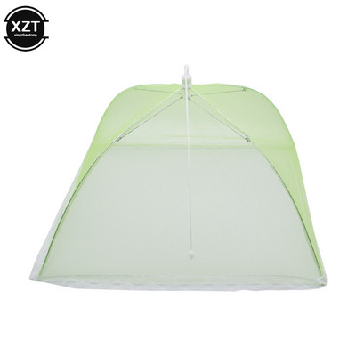 Naujausi maisto dangteliai tinkliniai sulankstomi virtuvės nuo uodų palapinės kupolo tinklelio skėtis pikniko apsauga indų dangtelis Virtuvės priedai